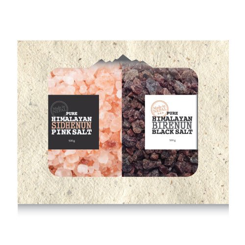 Pink & Black Himalayan Salt