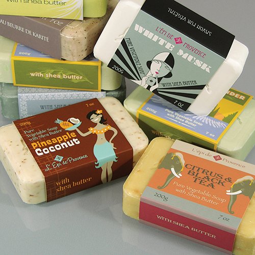 Paper band soap collection